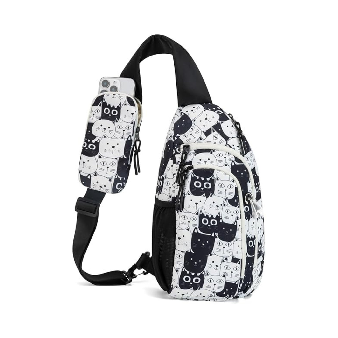 Hesicoml Sling Bag Nylon Crossbody Bags for Men