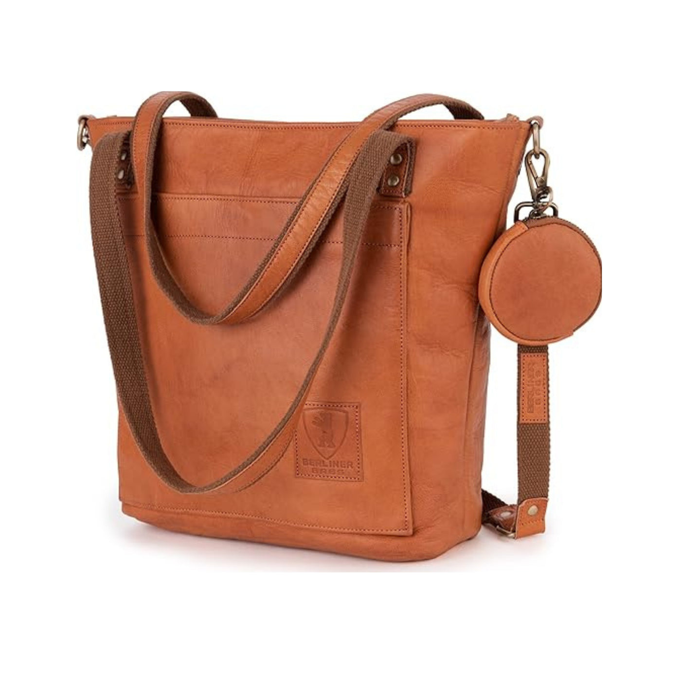 Hesicoml Vintage Genuine Leather Tote Bag  for Women